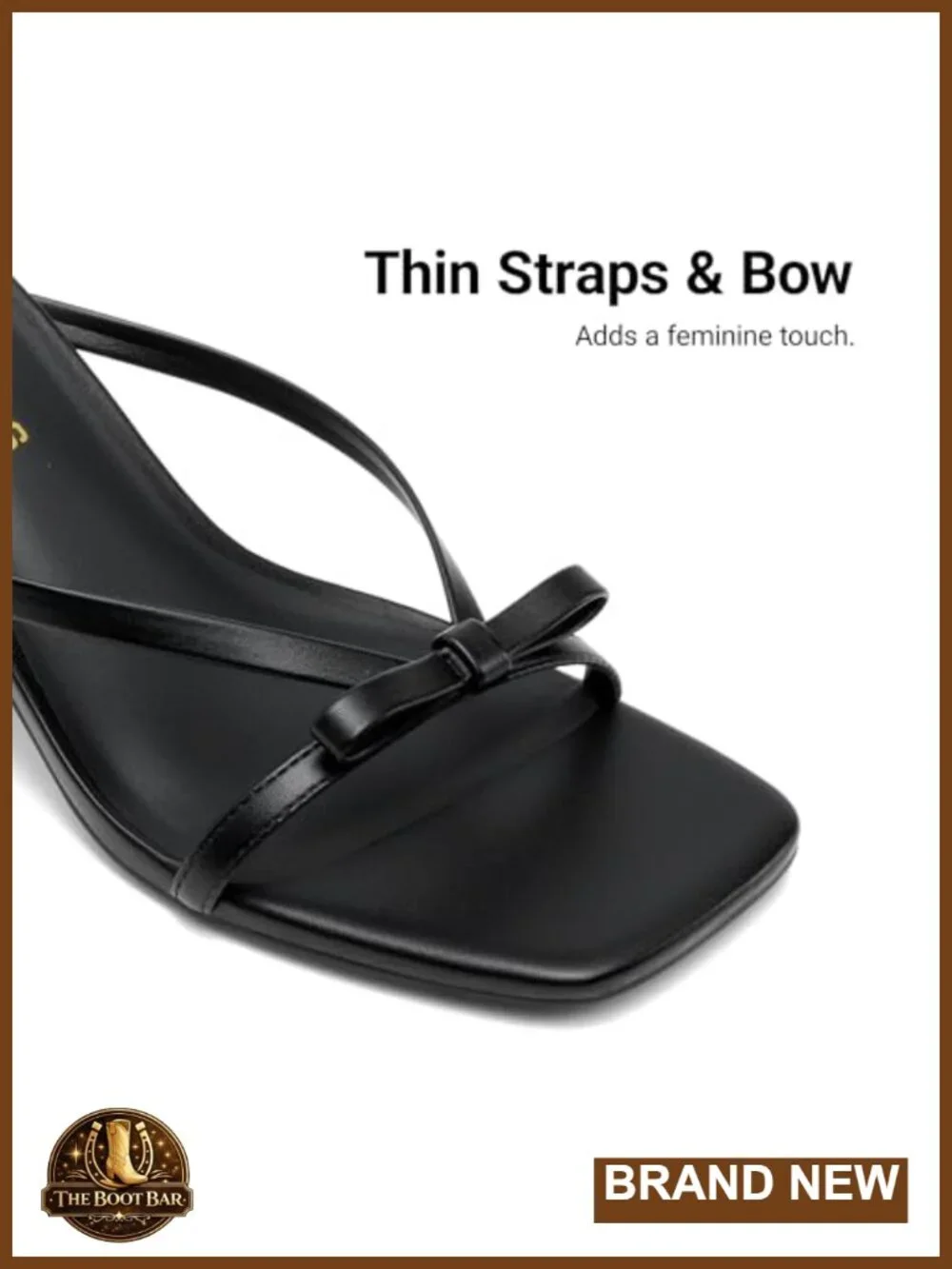 Faux Leather Bow Kitten Heel Thong Sandals Slip-On Women's Shoes
